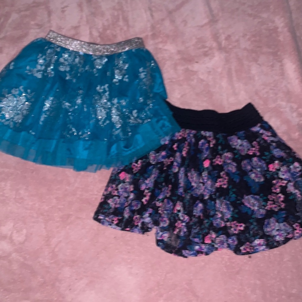 Two size 8, Justice Girls Skirts